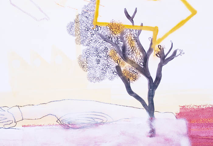 Labude würde seinem Freund am liebsten einen Ehrgeizbaum einpflanzen lassen - Illustration
