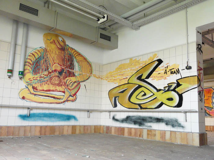 Style zerschießen - Character-Graffiti in Berlin