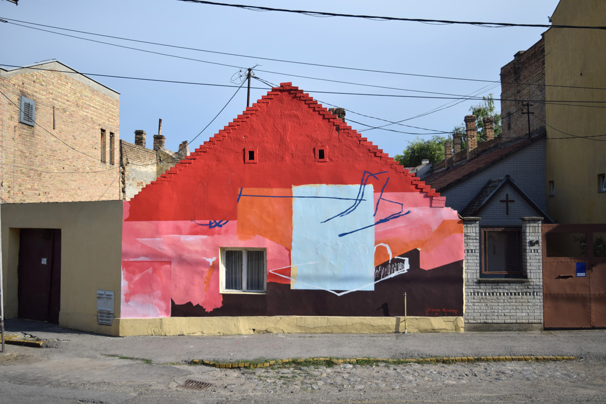 mural painted in Pancevo, Serbia